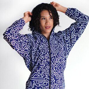 Women's Purple Pop Windbreaker Jacket